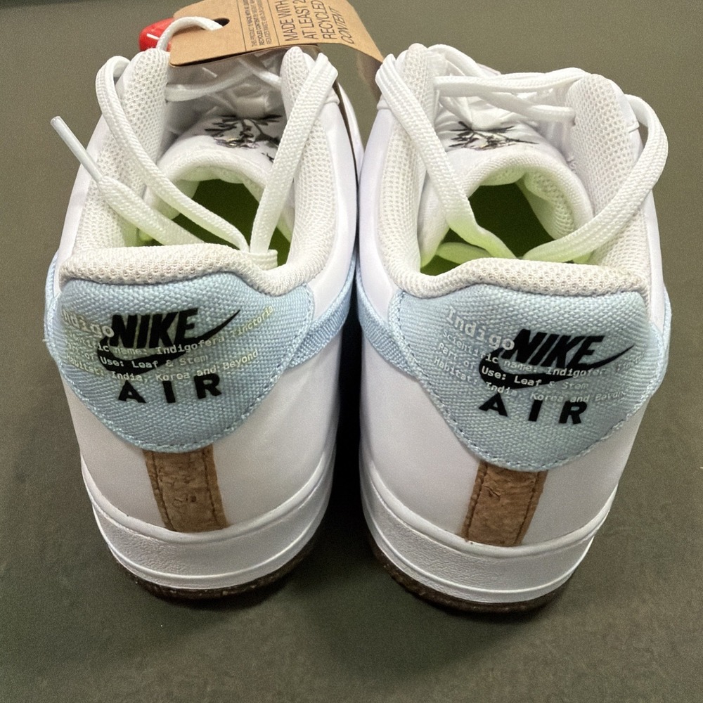 BRAND NEW Nike Air Force 1 '07 LV8 Indigo CZ0338-100 Size 11.5 Authenticated! DS - Picture 6 of 12